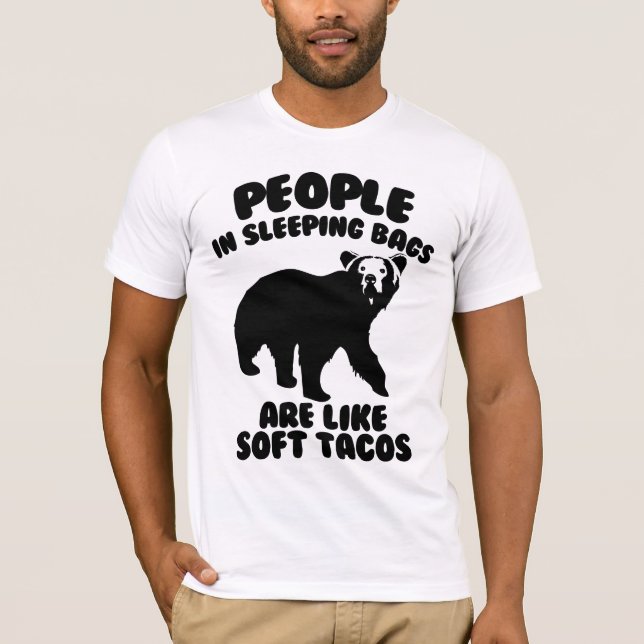 T-shirt Ursos de acampamento (Frente)