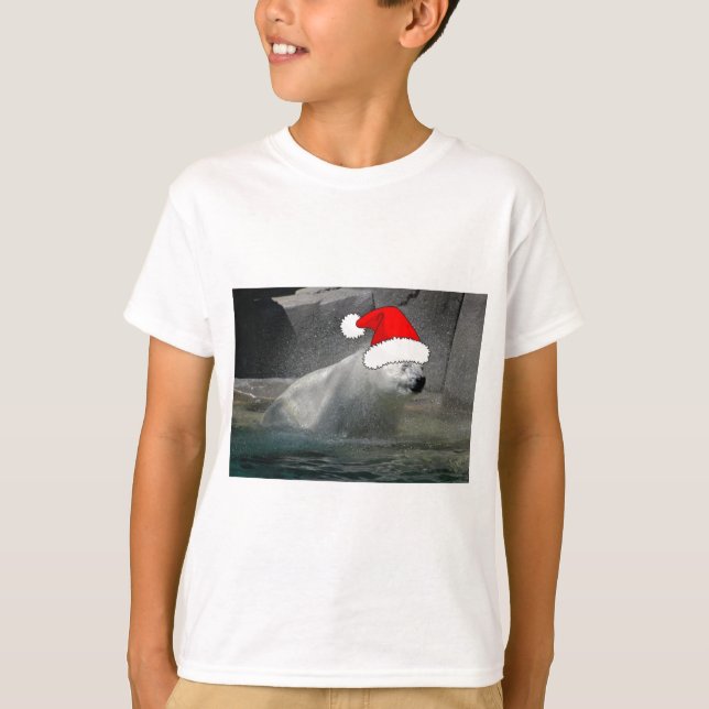 T-shirt Ursos Polares de Natal (Frente)