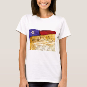 T-shirt US Constitution and American Flag