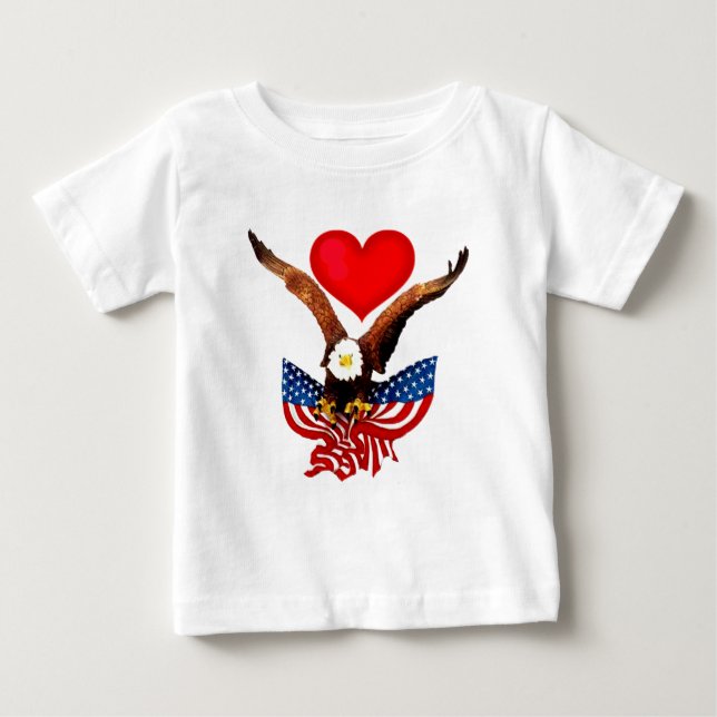 T-shirt USA Love_ (Frente)