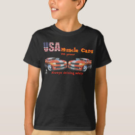 T-Shirt USA muscle cars