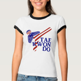 T-shirt USA Taekwondo Kick (1)