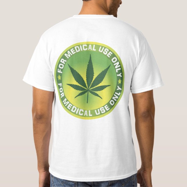 T-shirt Uso médico Marajuana (Verso)