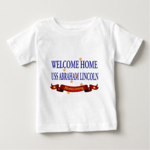 T-shirt USS Abraham Lincoln Home bem-vindo