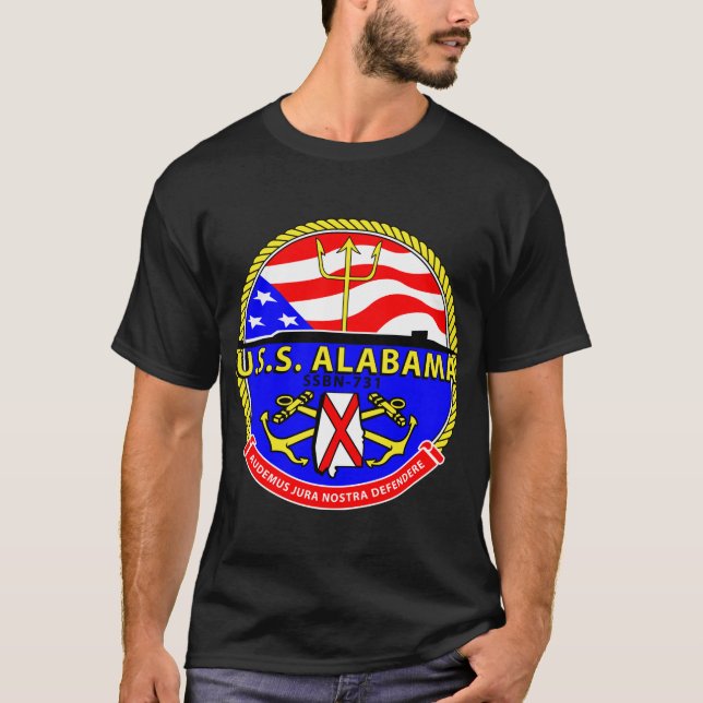 T-shirt USS Alabama (Frente)