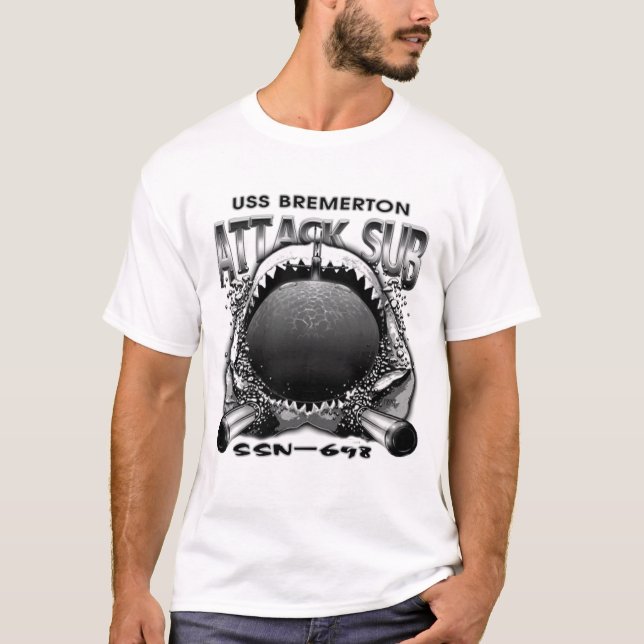 T-shirt USS Bremerton SSN-698 (Frente)