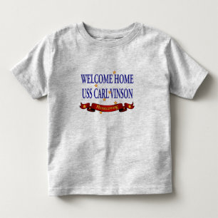 T-shirt USS Carl Vinson Home bem-vindo
