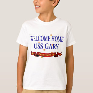 T-shirt USS Gary Home bem-vindo