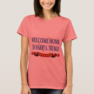 T-shirt USS Home bem-vindo Harry S. Truman
