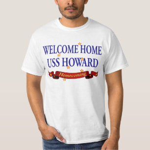 T-shirt USS Home bem-vindo Howard