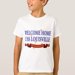 T-shirt USS Home bem-vindo Louisville