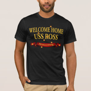 T-shirt USS Home bem-vindo Ross