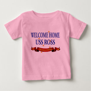 T-shirt USS Home bem-vindo Ross