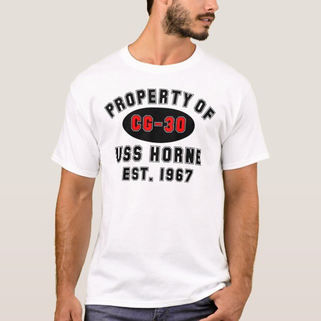 T-shirt USS Horne (Frente)
