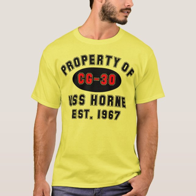 T-shirt USS Horne (Frente)