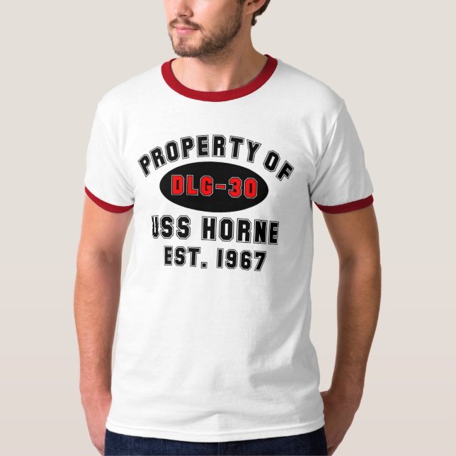 T-shirt USS Horne DLG-30 (Frente)