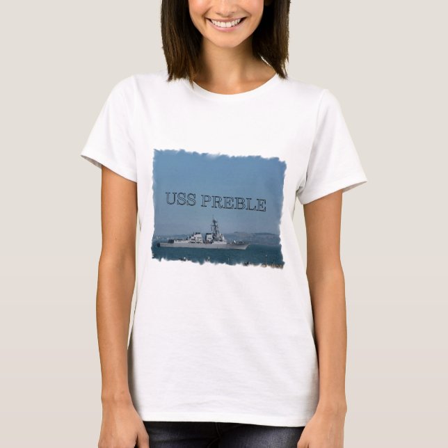 T-shirt USS Preble (Frente)