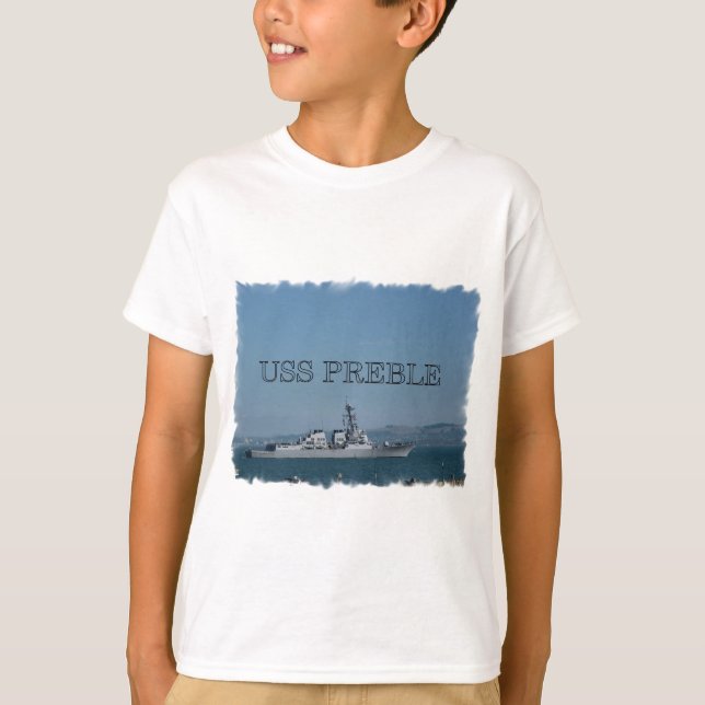 T-shirt USS Preble (Frente)