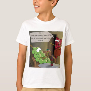 T-shirt Uvas Divórcios Engraçado