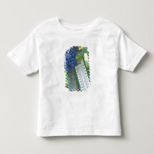 T-shirt uvas Merlot no Chateau la Grave Figeac, um