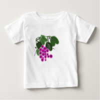 uvas roxas e folhas verdes