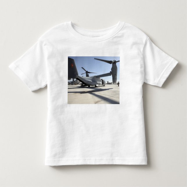 T-shirt V-22 Aeronave de Osprey tiltrotor 2 (Frente)