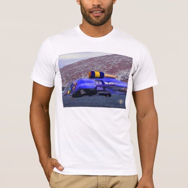 T-shirt V.E.M - Trilomobil Avião, Ficha científica (Frente)