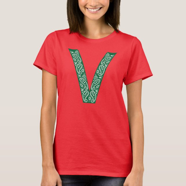 T-shirt V para Vegan (Frente)