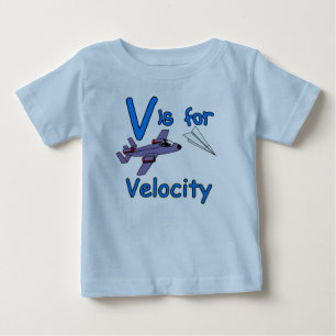 T-shirt V são para a velocidade