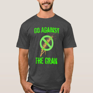 T-shirt Vá contra a grão - consciência celíaca
