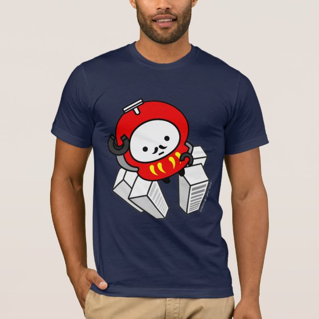 T-shirt - VÁ! Robô de Daruma!! (Frente)