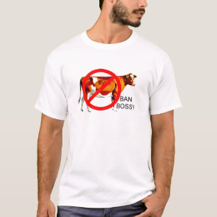 T-shirt Vaca Bossy da campanha da proibição