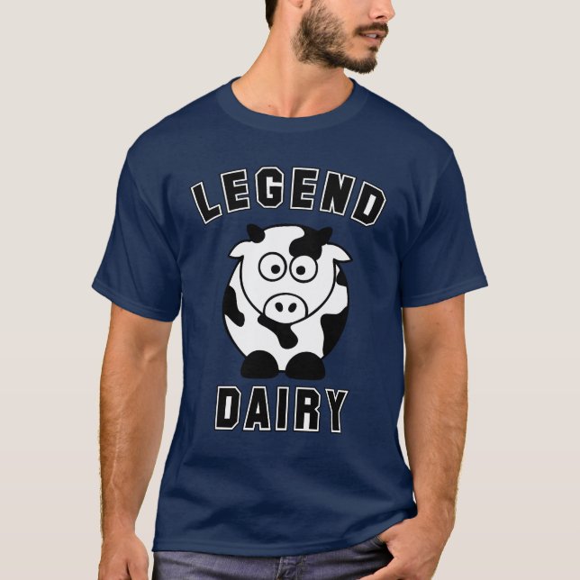 T-shirt Vaca de leiteria da legenda (Frente)
