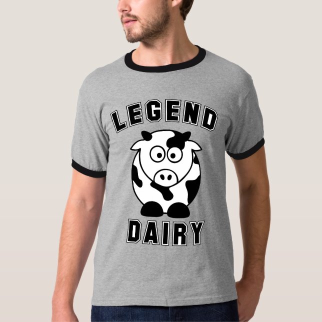 T-shirt Vaca de leiteria da legenda (Frente)