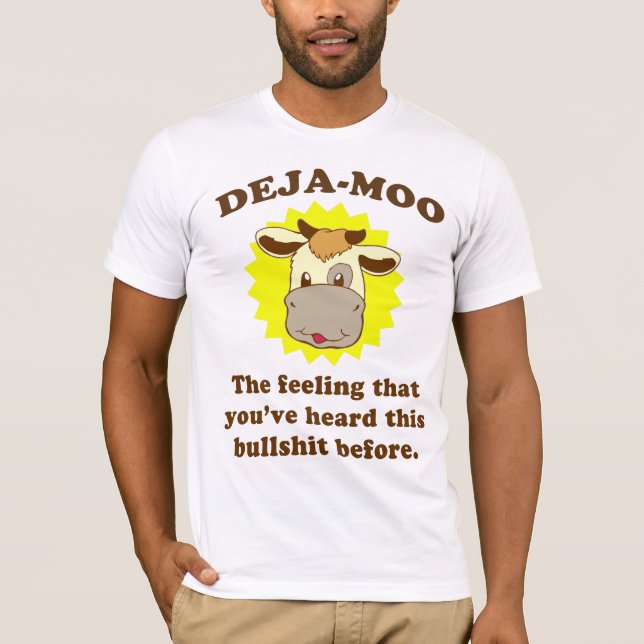 T-shirt Vaca Deja-moo (Frente)