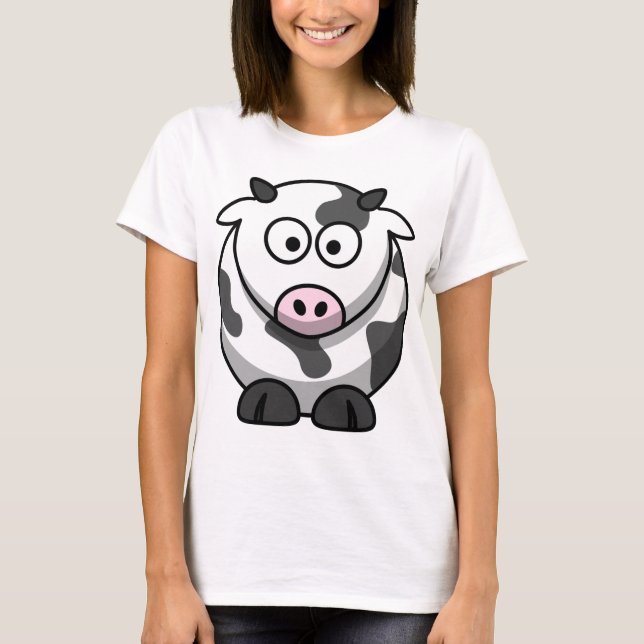 T-shirt Vaca engraçada/Funny Cow (Frente)