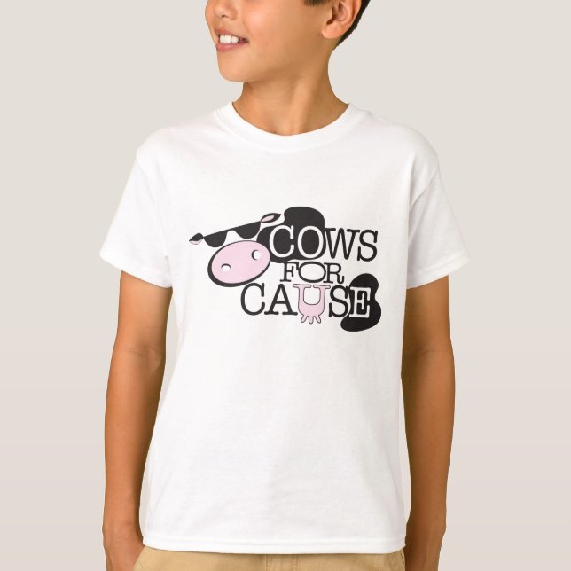 T-SHIRT VACAS PARA CAUSA (Frente)