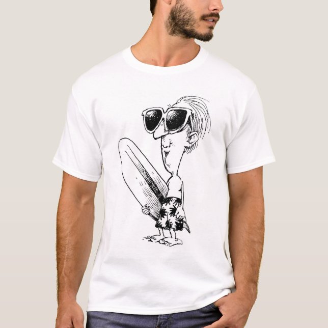 T-shirt Vagabundo da praia (Frente)