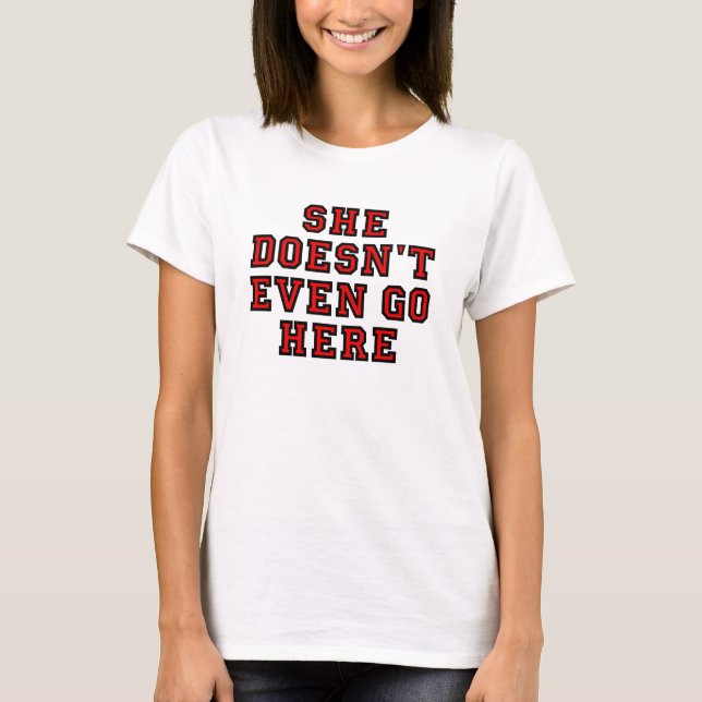 T-SHIRT VAI NEM SEQUER AQUI (Frente)
