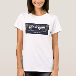 T-shirt Vai o activista flácido do vegetariano do tshirt