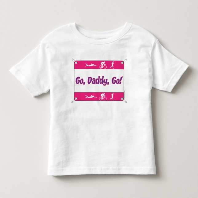 T-shirt Vai o pai vai - Triathlon (Frente)
