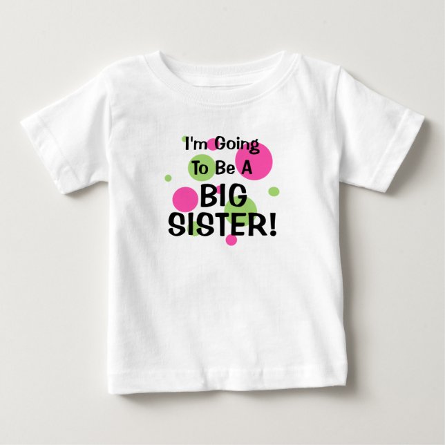 T-shirt Vai SER UMA IRMÃ GRANDE! (Frente)