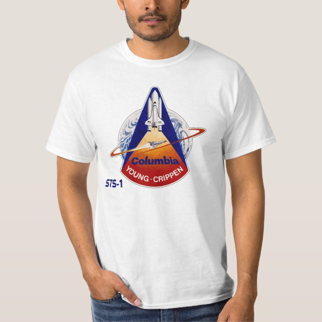 T-SHIRT VAIVÉM ESPACIAL DA NASA STS-1 (Frente)