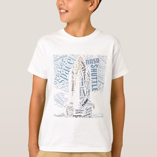 T-shirt Vaivém espacial em Tagxedo (Frente)