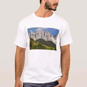 T-shirt Val di Funes, Villnösstal, Dolomitas, Itália