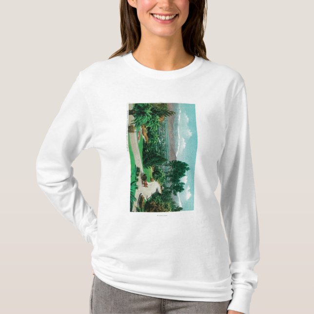 T-shirt Vale e pomares de Redlands do smiley (Frente)