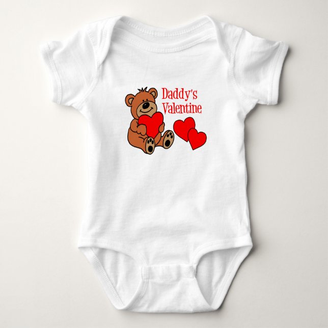 T-shirt Valentine do Papai (Frente)