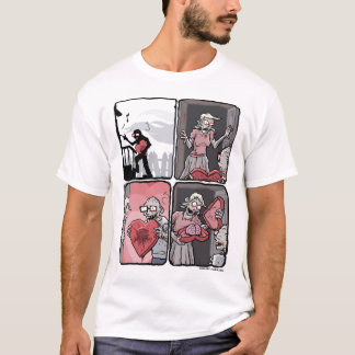 T-shirt Valentines zombie