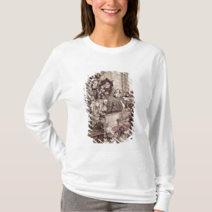 T-shirt Valete de Arthur Rackham antes do rei e da