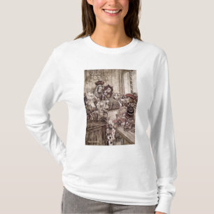 T-shirt Valete de Arthur Rackham   antes do rei e da